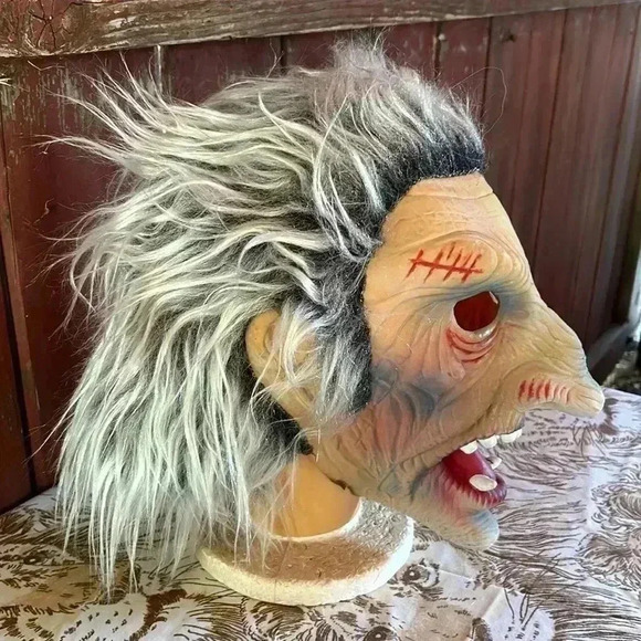 Topstone Other - Vintage Topstone Mask Old Man Witch Ghoul Halloween Horror USA Danbury, CT 70s